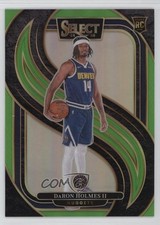 2024 Panini Select Premier Level Neon Green Prizm 45/75 DaRon Holmes II #173 6o3