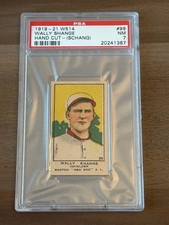 1919-21 W514 #99 Wally Shange (Schang)  (Hand Cut) Boston Red Sox- PSA 7