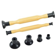 2PCS Valve Lapping Tool Set,with 4 Suction Plates Hand Lapping Grinding Stick