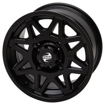 4/156 Tusk Tintic Whl 15x7 4.0 + 3.0 Mate Blk For Polaris RZR S 800 LE 2011-2012
