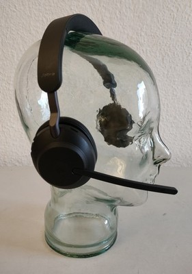 Jabra Evolve2 65 Bluetooth Headset Stereo Kopfhörer Top Zustand Funktioniert 1A