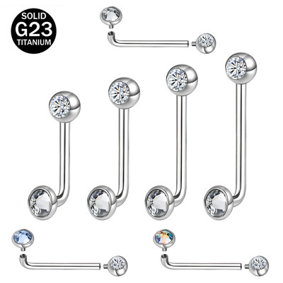 1 Pc 14G Titanium Crystal Christina Piercing VCH Piercing Women Genital Jewelry
