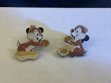 Disney Parks Disneyland Resort Mickey & Pals Chip & Dale Peanuts 2 Pin Set
