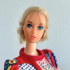 Vintage 1973 Barbie Quick Curl #4220 Doll w/ Orig Hair Beads Blonde Steffie READ