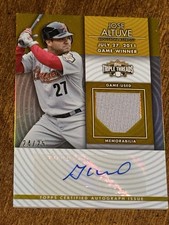 JOSE ALTUVE 2012 Topps Triple Threads AUTOGRAPH JERSEY PATCH #24/25 ASTROS