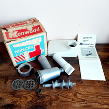 Kenwood Chef A720 Mincer Attachment with Discs & Box & Instructions – Vintage
