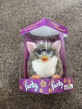 Church Mouse Furby 1998 Model 70-800 Blue Eyes Gray Collectible Toy, unopened