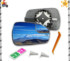 Passenger Right Side Heated Mirror Glass Compatible with 2013-2020 Ford Fusion