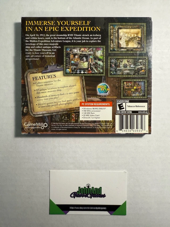 Hidden Expedition: Titanic (PC CD-ROM, 2006) - Image 2 of 4