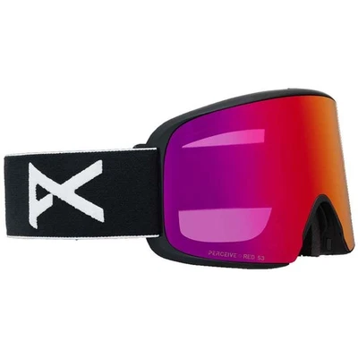 anon M6 Skibrille Snowboardbrille Goggle Wechselscheibe + Facemask Black/Lila