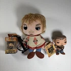 Funko Pop AMC The Walking Dead Figure, Keychain, & Plush Lot