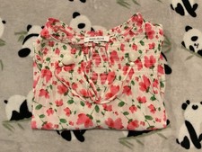 Rose + Olive Womens Blouse Size Large Floral ...