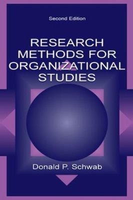 Research Methods for Organizational Studies Hardcover Donald P. S