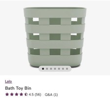 Lalo Bath Toy Bin Sage