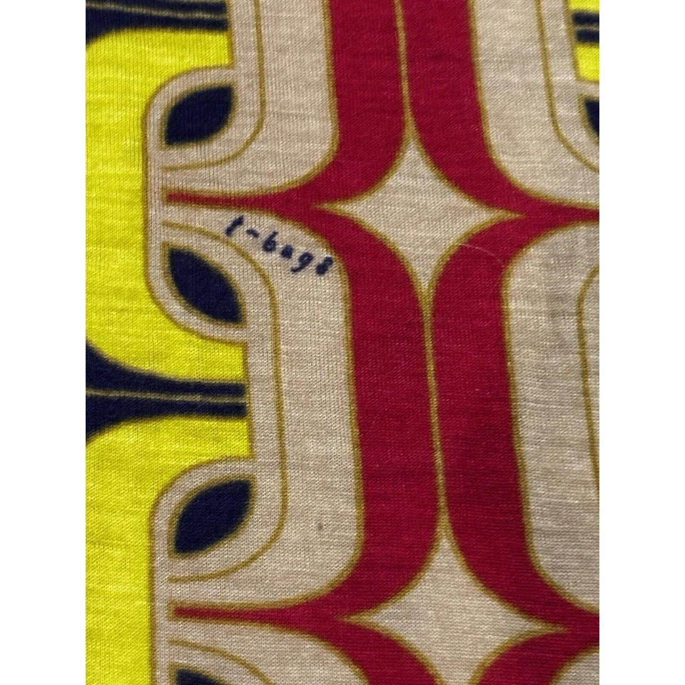 T 包洛杉矶 Y2K 女式绿色粉红色黑色迷你礼服上衣,尺寸 Xs 迪斯科复古 — 第 3/4 张图片