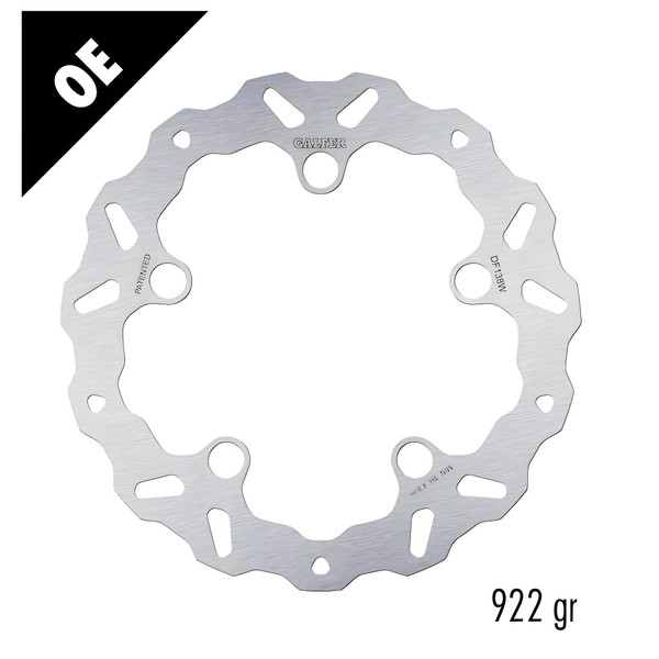 Bremsscheibe Set Galfer 2X DF138W Wave® Starr Vorne 296X4,5Mm FüR Honda-image