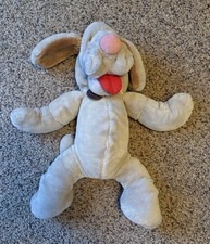 Vintage 1981 Wrinkles The Dog 16" Stuffed Animal Plush Hand Puppet By Ganzbros