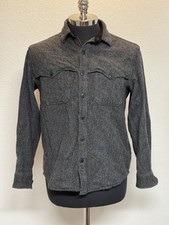 Vintage Pendelton Weston Shirt Men?s Size Large Grey Wool Button Up