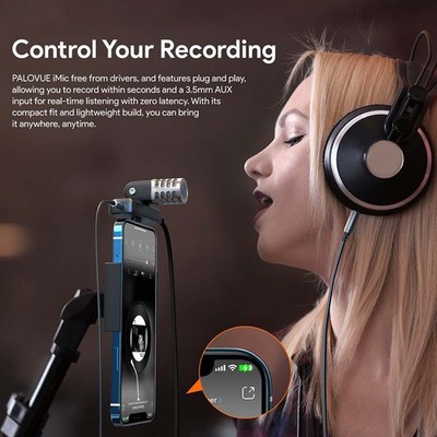 Durable Sturdy Lightweight Compact User-Friendly A-Interface Portable Microphone