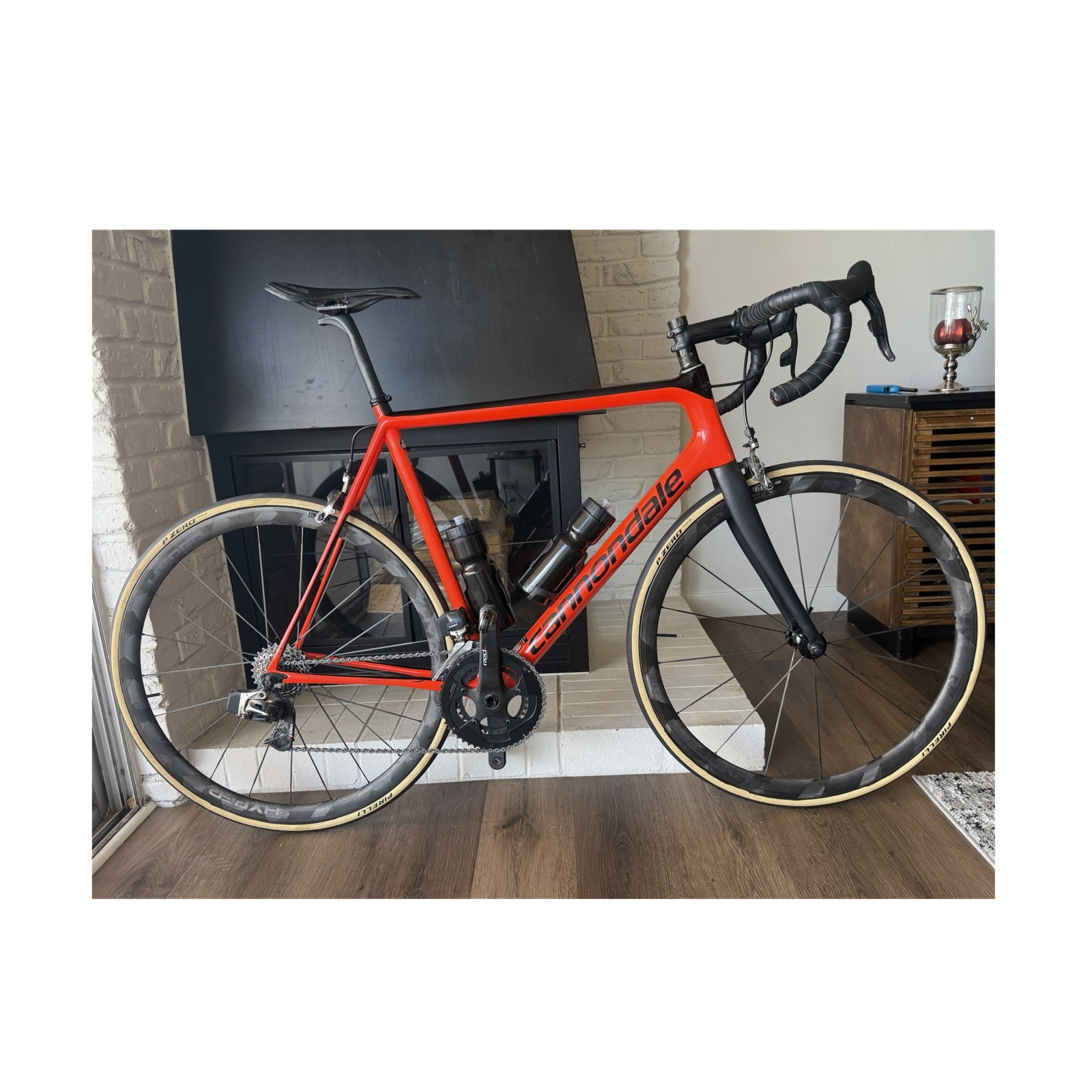 2017 Cannondale SuperSix EVO Hi-MOD 58cm Rim-SRAM Red eTAP w/Winspace Hyper R33s