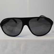 Vintage BULLET Japan Sunglasses Black Wrap Aviator Style Excellent Condition