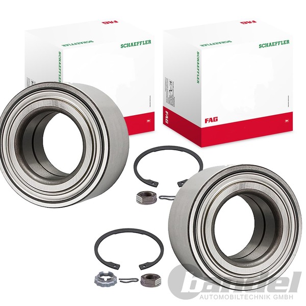 2X FAG RADLAGER-SATZ Vorne Passend FÜR CitroËN XM Peugeot 605 607 | 713 6400 80-image