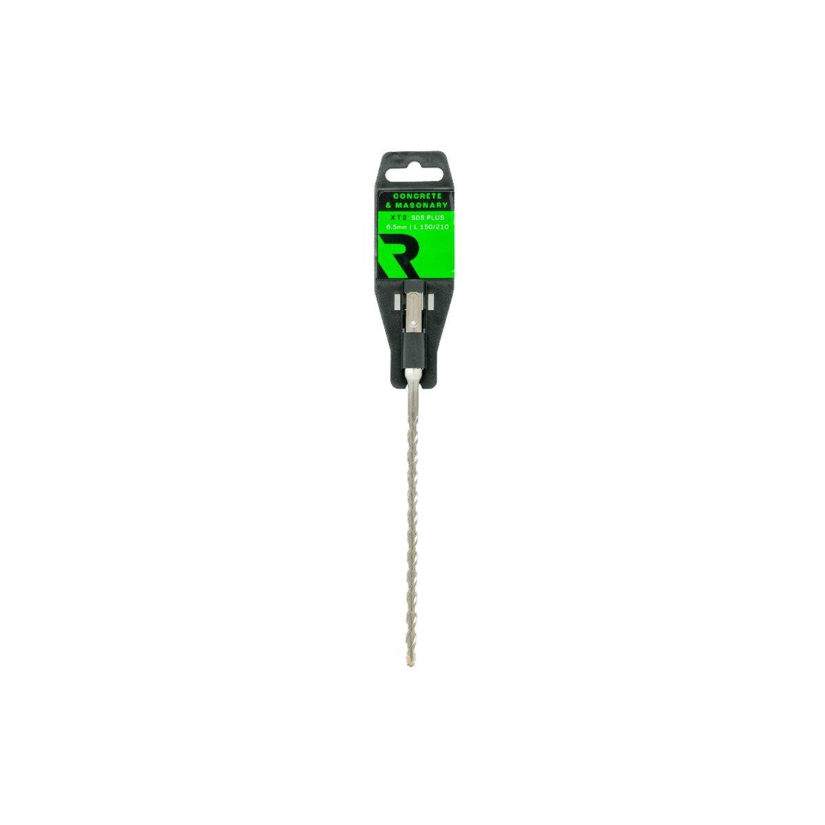 RIKA SDS Plus Drill Bit 6.5 x 210mm XT2 Hard Tip For Pro Masonry Hammer Drilling
