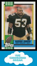 Vaughan Johnson 1990 Topps #233 New Orleans Saints Football Card