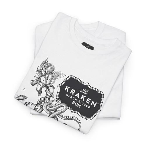 Kraken Spiced Rum Unisex Heavy Cotton Tee - Picture 8 of 88