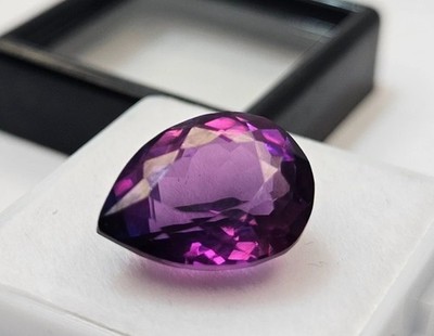 Awesome Purple Pink Sapphire Shape Pear Cut 13+Ct EGL Loose Certified Gemstone