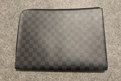 Louis Vuitton Akten-Dokumenttasche Schwarz
