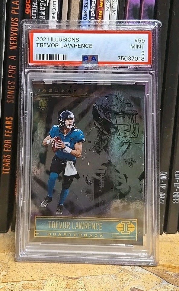 Carte Trevor Lawrence Rookie Patch Jaguars – Panini Illusions 2021, édition Limitée