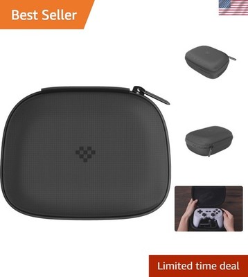 Sleek Black EVA Travel Case for Gaming Controllers - Portable & Protective