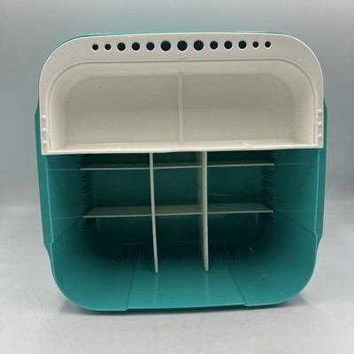 Craftstor Organization Bin Insert Adjustable Tote Box Teal Z4