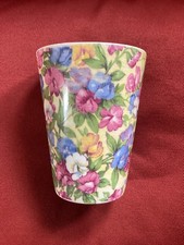 VINTAGE ROYAL WINTON GRIMWADES CHINTZ “SWEET PEA” DESIGN BONE CHINA MUG 1934