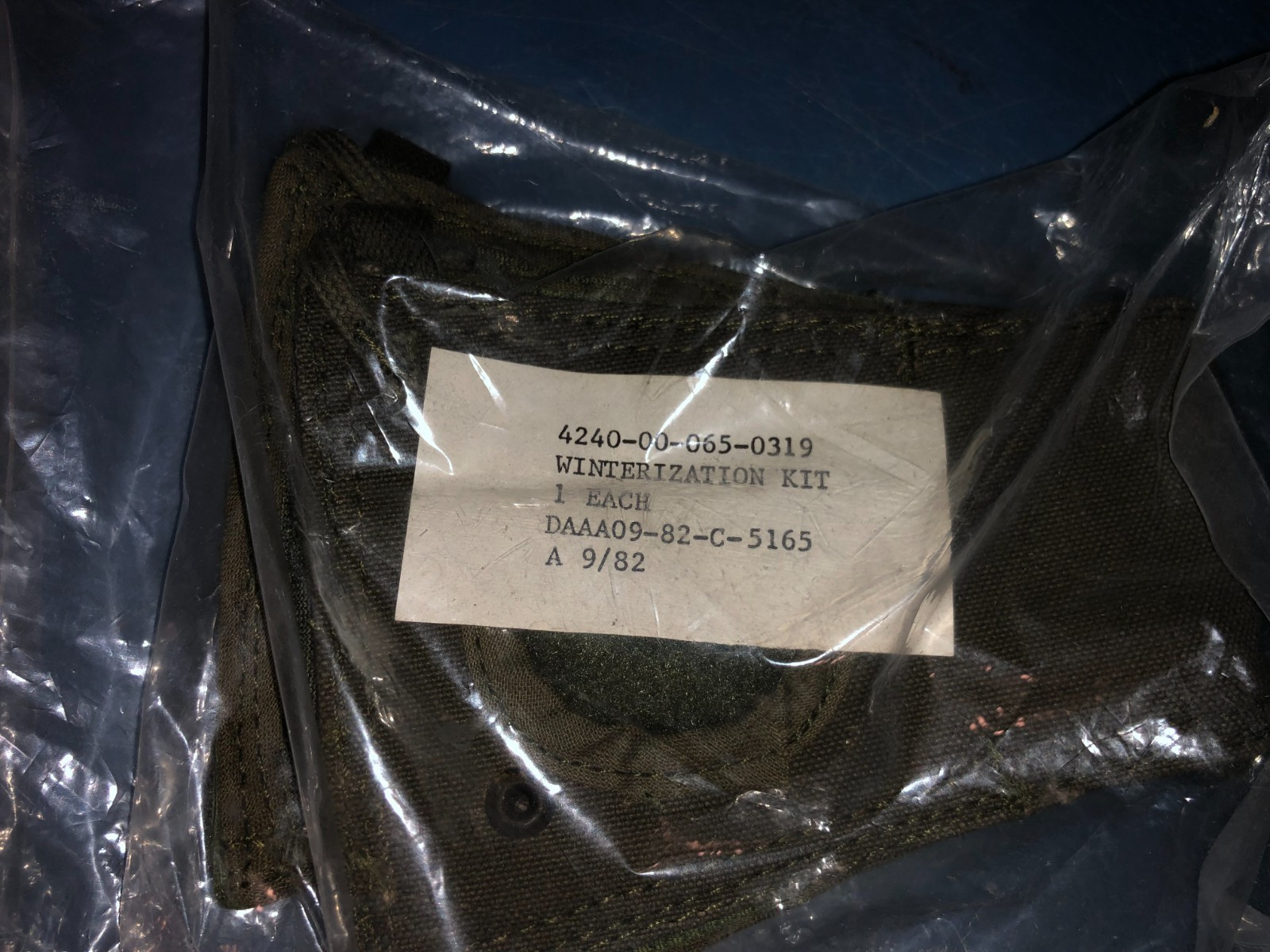 NOS New Cold War Era US Army GAS MASK NBC Gear Lot