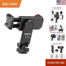 Phone Tripod Mount Holder for Iphone - ULANZI ST-06S Camera Hot 2 Cold Shoe Phon