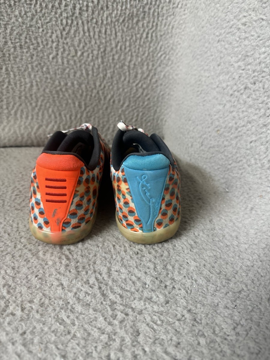 Nike Kobe 11 XI Low Em 3D Polka Dot Mens Size 8 Orange Basketball