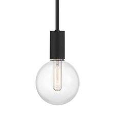 Savoy House 7-3075-1 Wright 6"W Mini Pendant - Black
