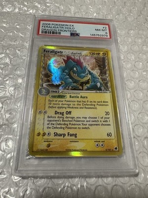 Pokémon EX Feraligatr Delta Species Holo Dragon Frontiers PSA 8 2