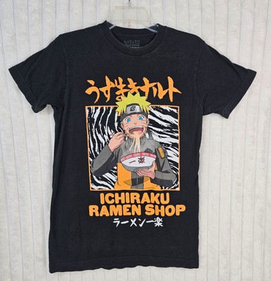 Naruto Shippuden Collection Masashi Kishimoto Ichiraku Ramen Shop Shirt S(34/36)