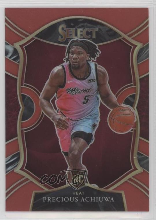 2020-21 Panini Select Concourse Red Prizm 26/199 Precious Achiuwa #80 17hw