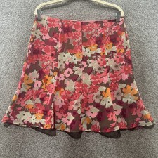 Vintage Y2k Old Navy A-Line Mini Skirt Size 8 Floral Retro Boho Flowy Cottage