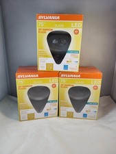 3 Pack Sylvania 75W Dimmable LED 25 Flood Light Wet Rated PAR30 10W 3000K