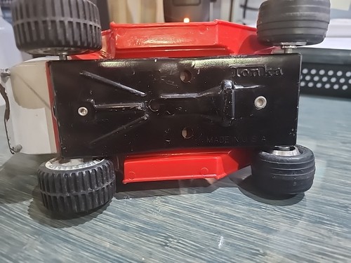 1970's Vintage Tonka Apple Peeler Truck Toy Pressed Steel Made in USA. Read Desc - Picture 13 of 13