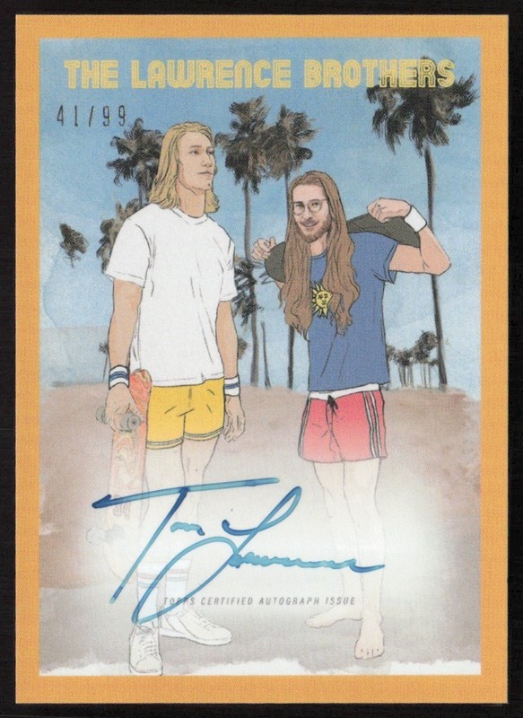 2021 Topps X Orange SP 41/99 Trevor Lawrence Rookie Auto ON CARD #40-A BB2