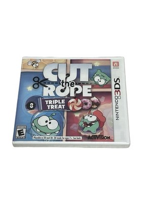 Cut the Rope: Triple Treat (Nintendo 3DS, 2014) 3-in-1 New Factory Sealed