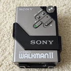 Sony WM-2 Walkman Stereo Portable Cassette Player Silver Headphone Jack