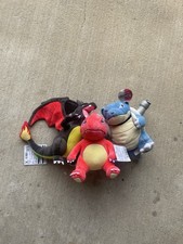 Vintage/Japanese Pok mon Plush Lot Blastoise, Shiny Charizard, Charmeleon