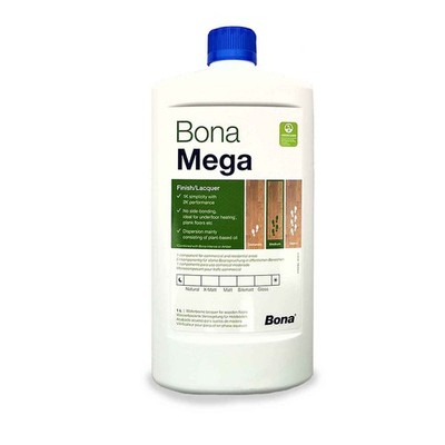 Bona Mega Parkettlack 1L gloss Holzlack Fußbodenlack Boden holzschutzlack